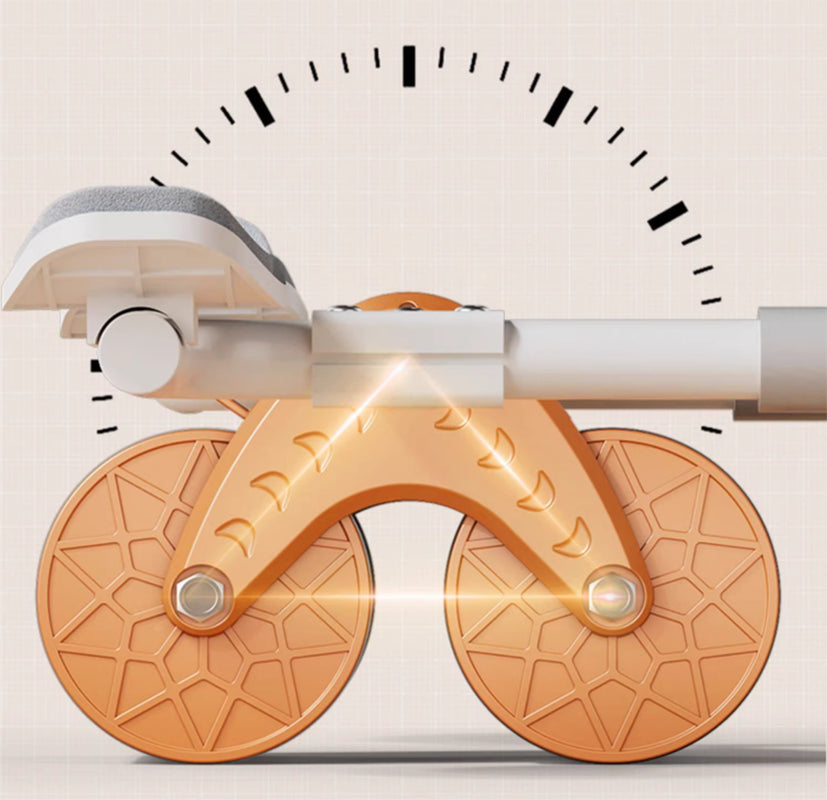 Male and Female Household 2 in 1 Exercise Belly Wheel Indoor Fitness Sports