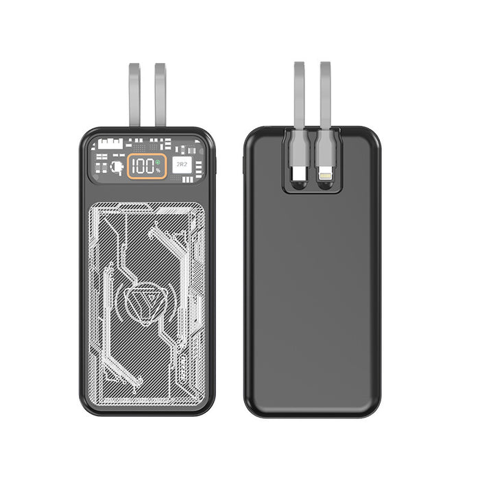 With Cable Large Capacity Portable Power Two-Way Fast Charging with Digital Display