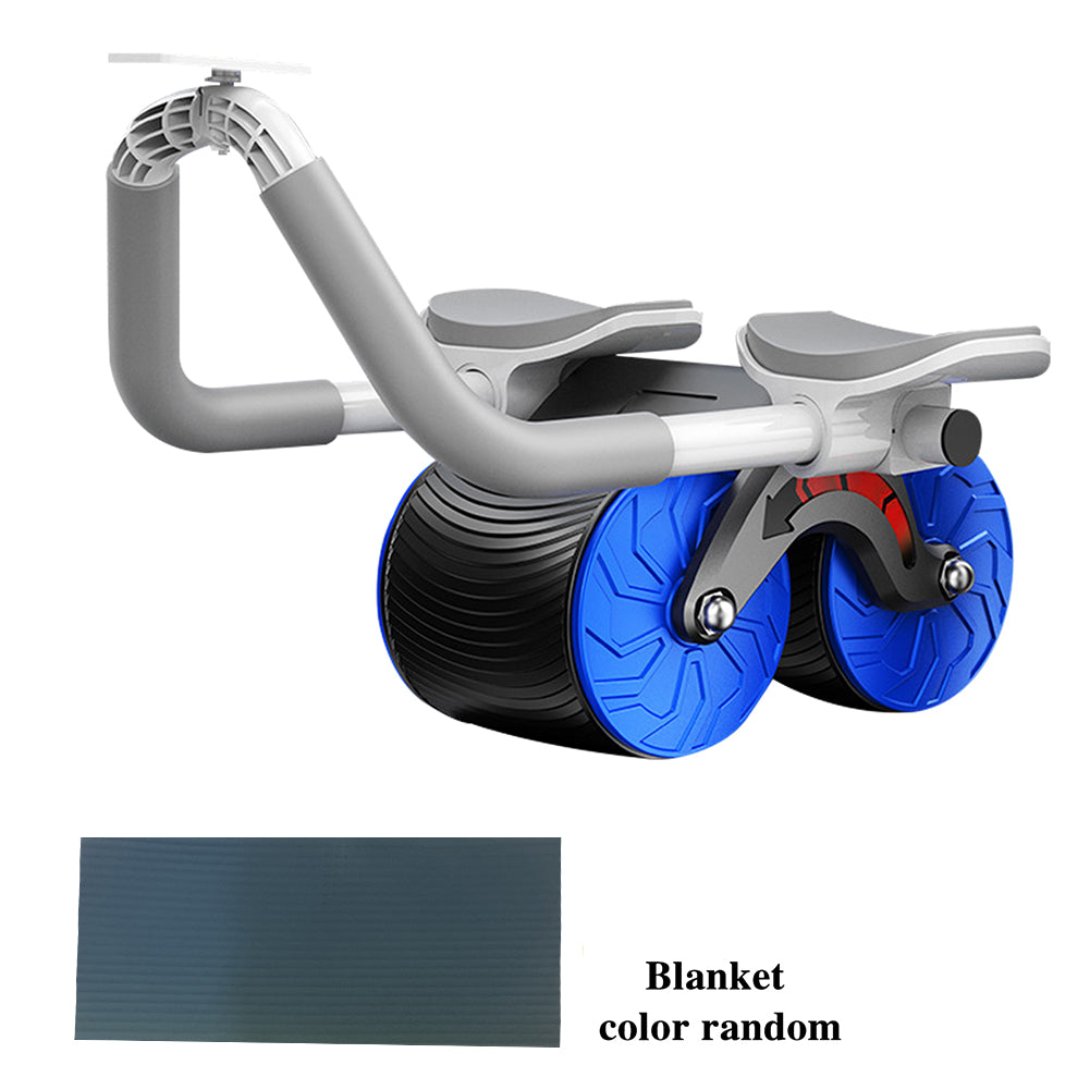 Male and Female Household 2 in 1 Exercise Belly Wheel Indoor Fitness Sports