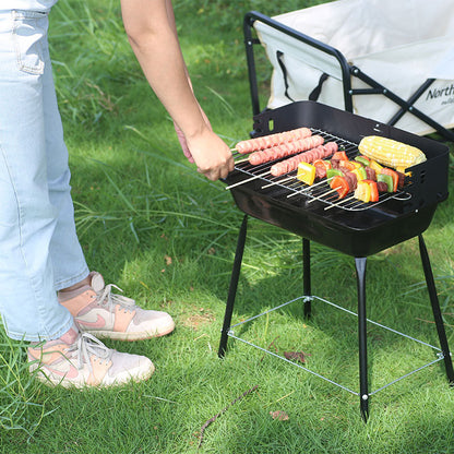 Portable Outdoor Simple Barbecue Oven for Camping and Outdoor Use