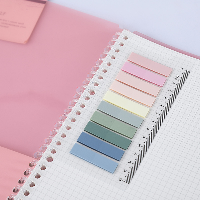 Quaderno con raccoglitore trasparente