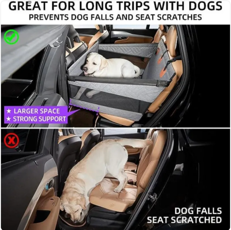 Cuccia per cani impermeabile e resistente allo sporco, ideale per i viaggi in auto.