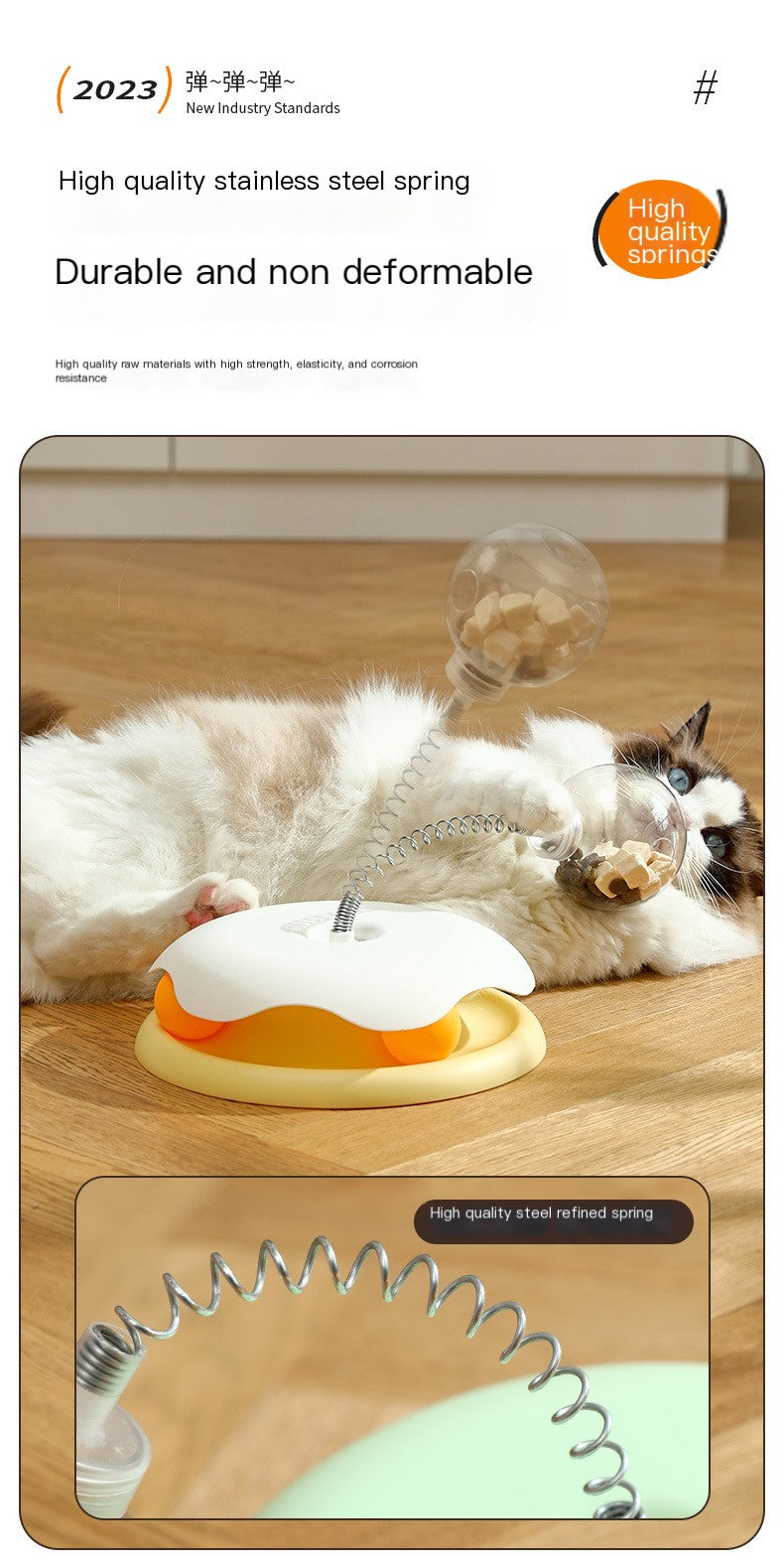 Palla giocattolo per gatti che perde liquido (pezzo singolo)
