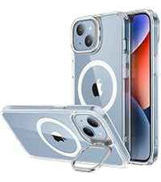 ESR Cover Magnetica per iPhone 14/ iPhone 13, Compatibile con MagSafe, Custodia Trasparente con HaloLock, Protezione antiurto di livello militare, Retro resistente ai graffi, Trasparente