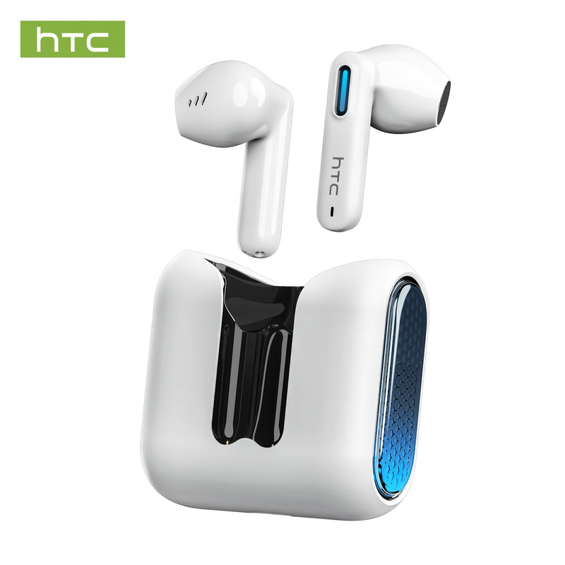 Cuffie Traduttore Wireless HTC NE49 TWS con Traduzione Multilingue, Qualità Audio ad Alta Definizione, Cancellazione del Rumore, Microfono Incorporato, Adatte per Negoziazioni Azie
