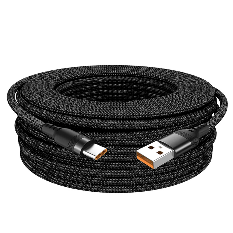 5-Meter USB TYPE C Super Fast Charge Cable for Huawei USB C 3m 8-Meter Extended Charge Cable for Samsung Xiaomi Camera OnePlus