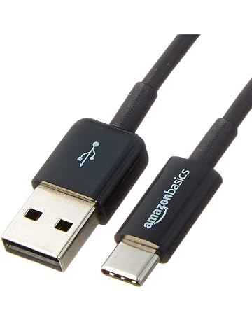 Basics Cavo di ricarica rapida da USB-C a USB-A 2.0, velocità 480 Mbps, certificato USB-IF, per Apple iPhone 16/15, iPad, Samsung Galaxy, tablet, laptop, 1.8 m, nero