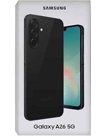 Samsung Galaxy A26 128GB 5G Android 15 Smartphone 6GB RAM AI Display 6.7'' Super AMOLED Fotocamera 50MP 5.000 mAh (Nero)
