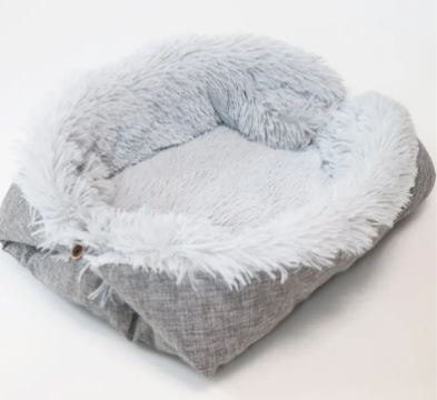 Tappetino per animali domestici pieghevole e convertibile in peluche