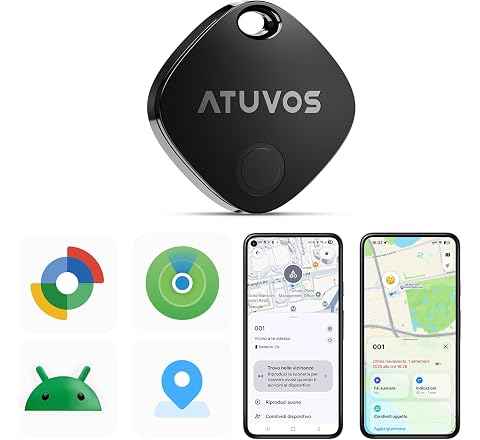ATUVOS Air Tag Pro Smart Tag Tracker per Android & iOS, Dual System Localizzatore Bluetooth Funziona con Google Funzioni Trova o Apple Dov'è APP, per Valigia, Borse.Batteria Sostituibile. 1 pezzi Nero37% di scontoOfferta a tempo12,62 €1262€Consigl.:19,99