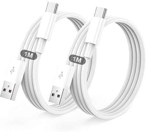 Cavo USB Type-C,Per Originale Cavetto USB A a USB C Cellulare Ricarica Rapida 2Pezzi 1M+1M,Per iPhone 17/16/15/Pro/Plus/Pro Max/Air,Per Samsung Galaxy S24/S23+/Ultra/S22/A53/A54/iPad Pro/Air/cavi21% di scontoOfferta a tempo7,09 €709€Consigl.:8,99 €8,99 €C