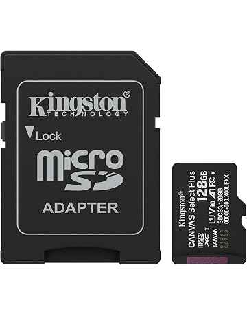 Kingston Canvas Select Plus Scheda di memoria microSD 128GB microSDXC Gen3 150MB/s A1 Adattatore SD incluso - SDCS3/128GB