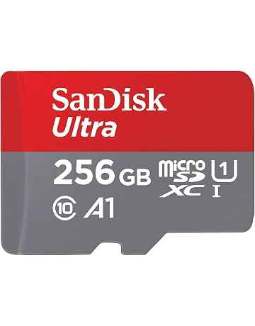 SanDisk 256GB Ultra scheda microSDXC + adattatore SD fino a 150 MB/s con prestazioni app A1 UHS-I Class 10 U1