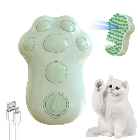 Spazzola massaggiante spray 3 in 1 per cani e gatti