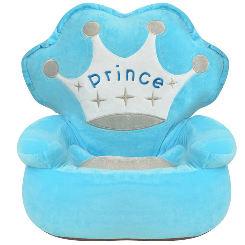 Poltrona in Peluche per Bambini Principe Blu