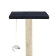 Albero per Gatti con Tiragraffi in Sisal 95 cm Blu Scuro
