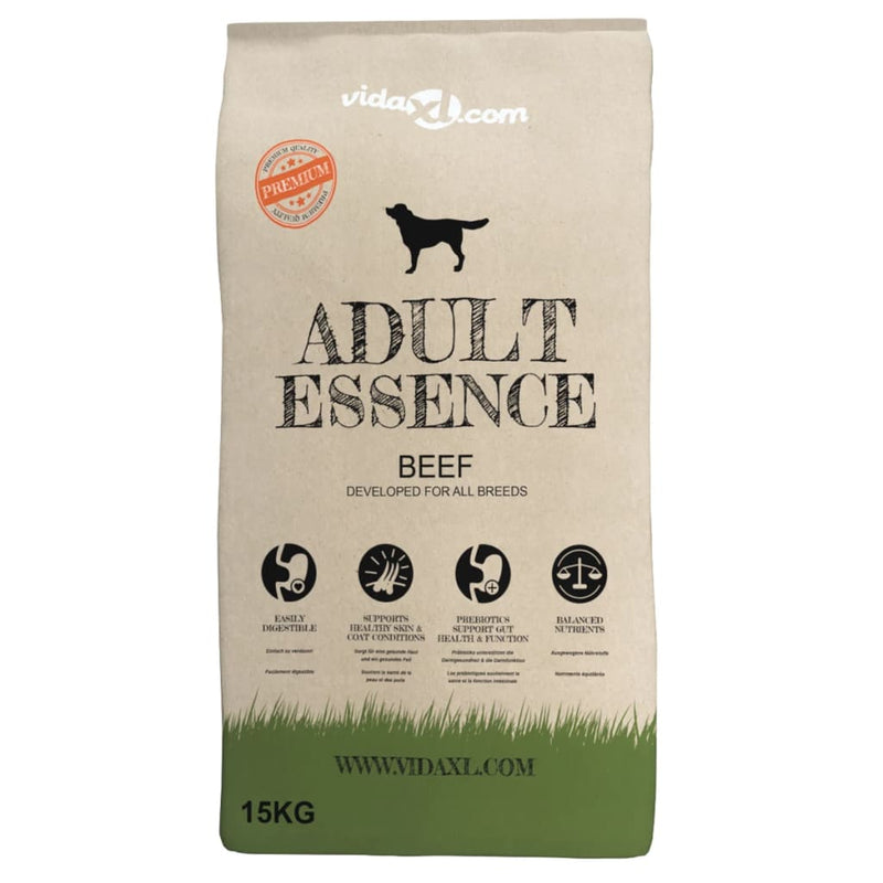 Cibo Secco per Cani Premium Adult Essence Beef (2 x 15 kg)