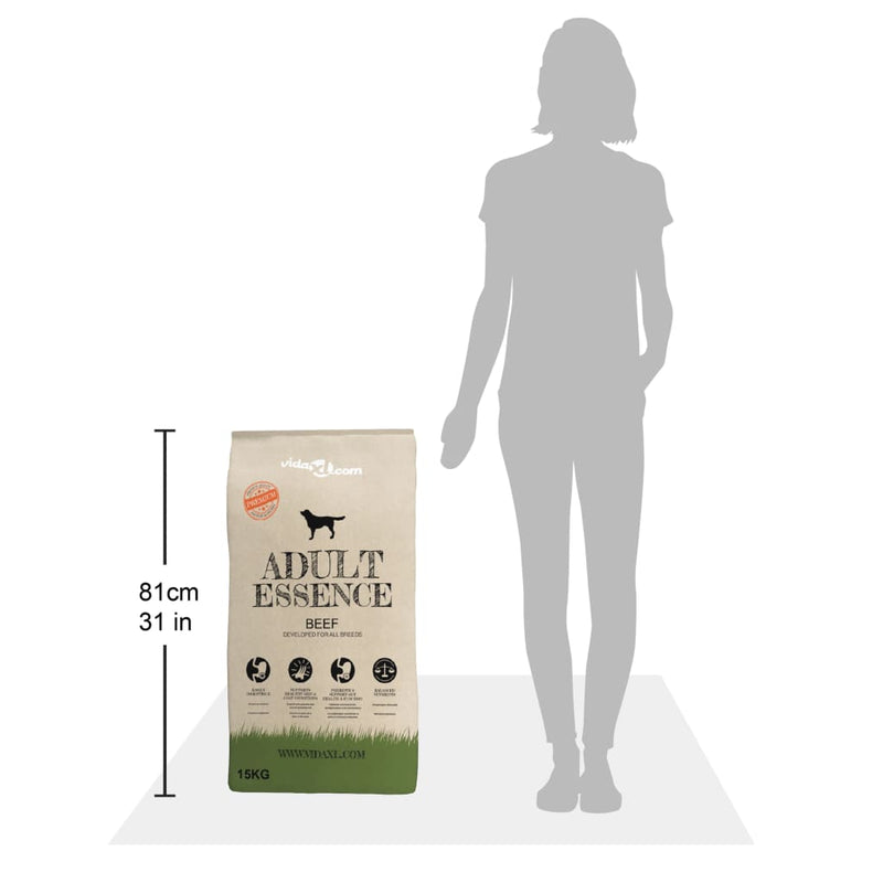 Cibo Secco per Cani Premium Adult Essence Beef (2 x 15 kg)
