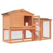 Conigliera all'Aperto Gabbia Animali Piccoli Casetta in Legno