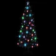 Albero di Natale Preilluminato con Supporto e LED 240 cm Fibra Ottica