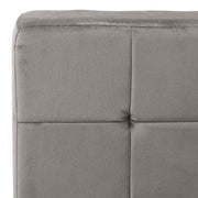 Poltrona Relax 65x79x87 cm Grigio Chiaro in Velluto