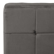 Poltrona Relax 65x79x87 cm Grigio Scuro in Velluto