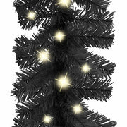 Ghirlanda Natalizia con Luci a LED 10 m Nera