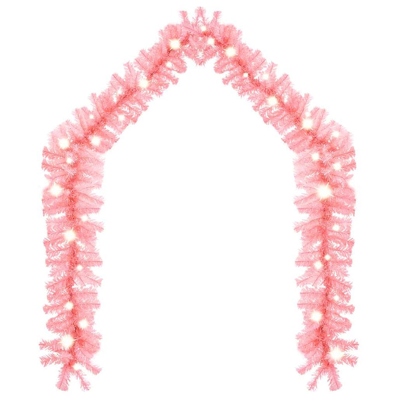 Ghirlanda Natalizia con Luci a LED 10 m Rosa