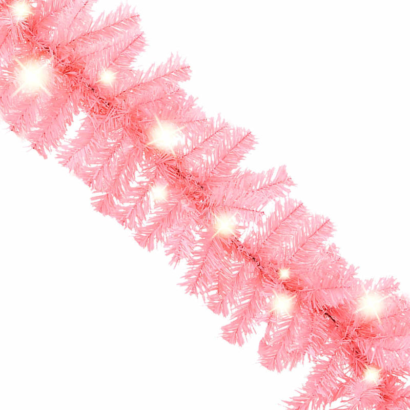 Ghirlanda Natalizia con Luci a LED 10 m Rosa