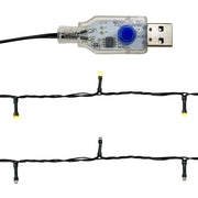 Ghirlanda Natalizia con Luci a LED 10 m Oro