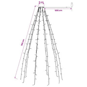 Rete di Luce per Albero di Natale 150 LED Bianco Freddo 150 cm