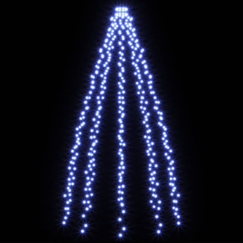 Rete di Luce per Albero di Natale 400 LED Blu 400 cm