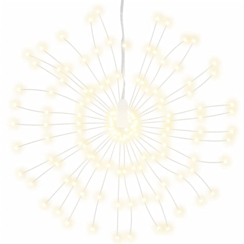 Luci di Natale Fuochi d'Artificio Bianco Caldo 20 cm 140 LED