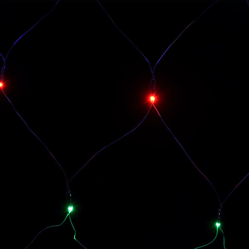 Luci di Natale a Rete Colorate 3x3m 306 LED Interni Esterni