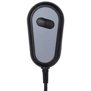 Poltrona Massaggiante Elettrica Grigio Similpelle