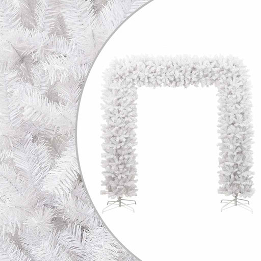 Albero di Natale ad Arco Bianco 240 cm