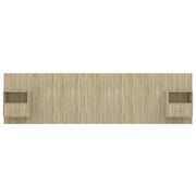 Testiera Letto con Armadietti Legno Multistrato Rovere Sonoma