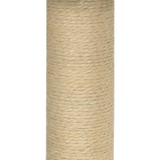 Albero per Gatti con Palo Tiragraffi Sisal Grigio Scuro 74 cm