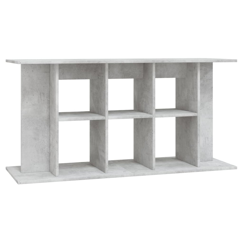 Supporto per acquario in cemento grigio 120x40x60 cm in legno ingegnerizzato