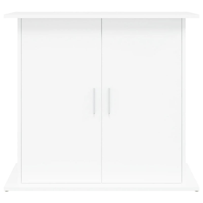 Supporto per Acquario Bianco 81x36x73 cm in Legno Multistrato