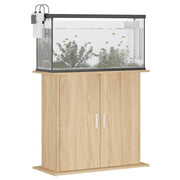 Supporto per acquario in rovere Sonoma 81x36x73 cm in legno ingegnerizzato
