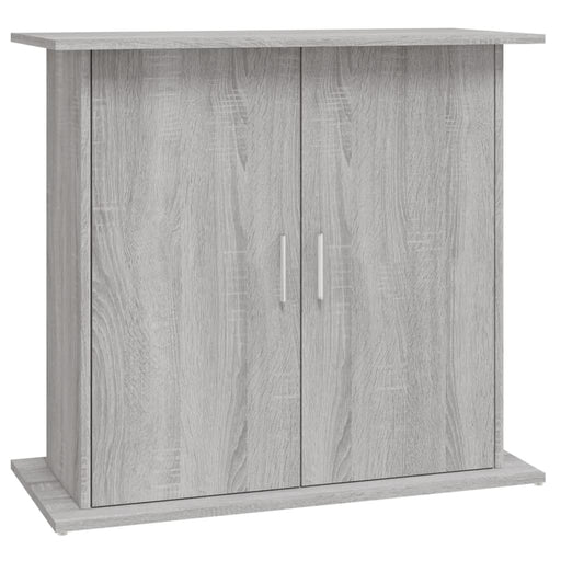 Supporto Acquario 81x36x73cm in Legno Multistrato Grigio Sonoma
