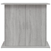 Supporto Acquario 81x36x73cm in Legno Multistrato Grigio Sonoma