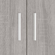 Supporto Acquario 81x36x73cm in Legno Multistrato Grigio Sonoma