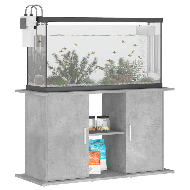 Supporto per acquario in cemento grigio 101x41x58 cm in legno ingegnerizzato