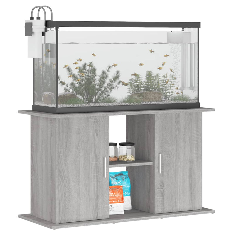 Supporto Acquario 101x41x58 cm Legno Multistrato Grigio Sonoma