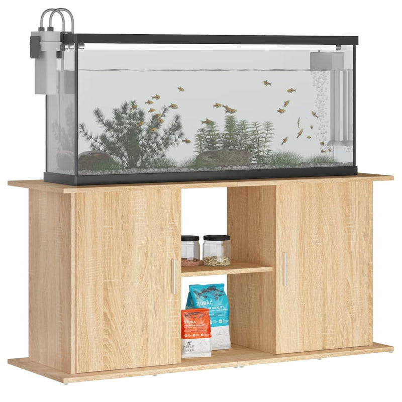 Supporto per acquario in rovere Sonoma 121x41x58 cm in legno ingegnerizzato