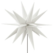 Luce di Natale con Picco Terra e LED Pieghevole Bianca 57 cm
