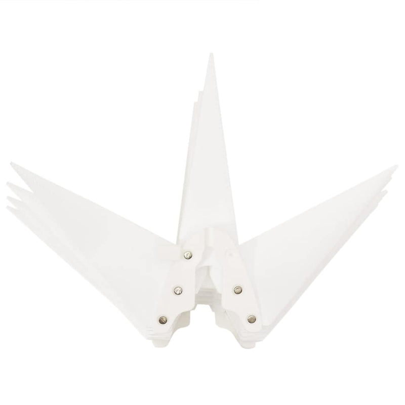 Luce di Natale con Picco Terra e LED Pieghevole Bianca 57 cm