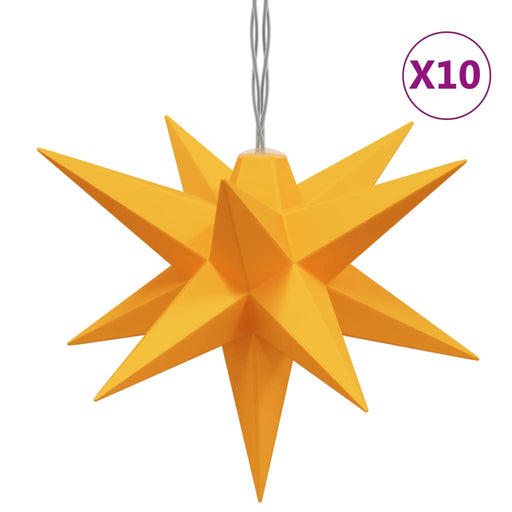 Luci di Natale 10 LED Gialle 10 cm